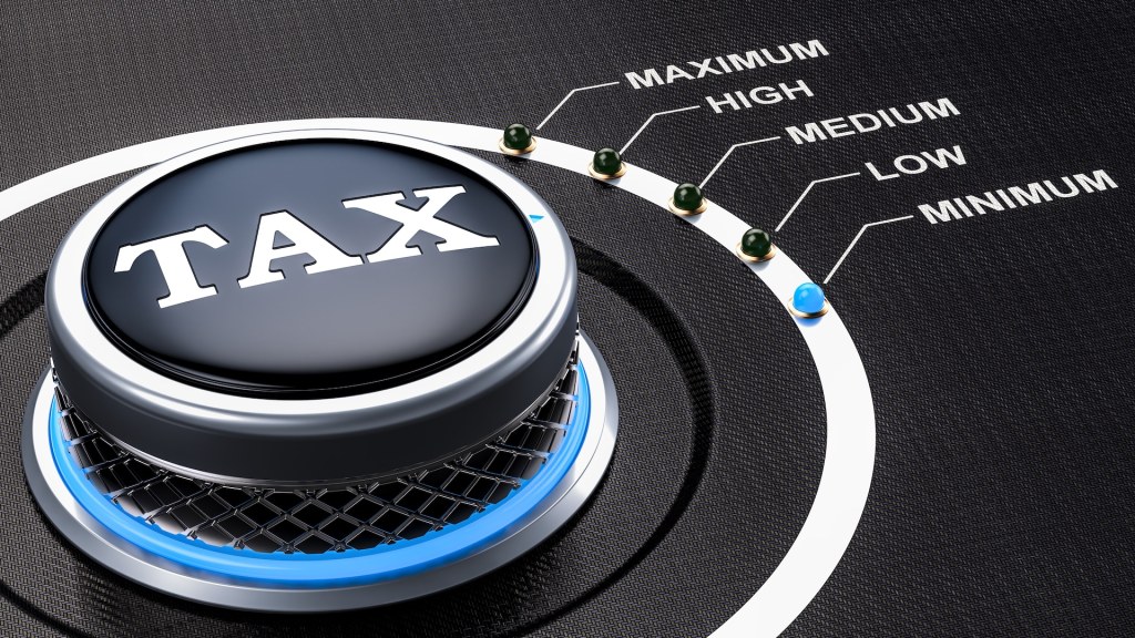 Dialing Taxes to the Minimum